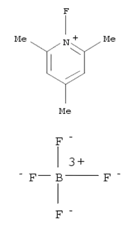 Molecular Structure of 109705-14-8 (1-FLUORO-2,4,6-TRIMETHYLPYRIDINIUM TETRAFLUOROBORATE)